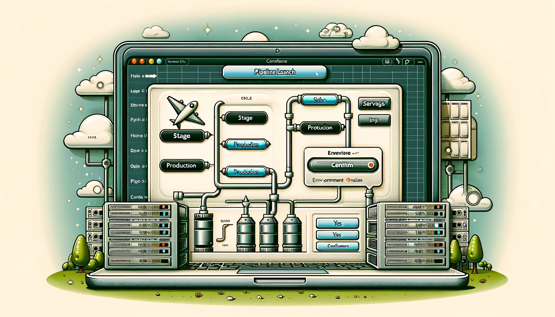 GitLab с выпадающими списками Variables